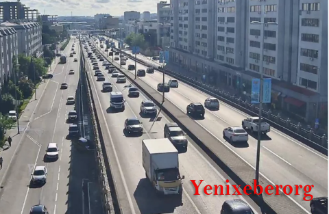 Bakının bəzi yollarında sıxlıq müşahidə olunur