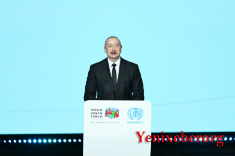 Prezidentin sosial şəbəkə hesablarında WUF13-ün açılış mərasiminə dair videoçarx paylaşılıb